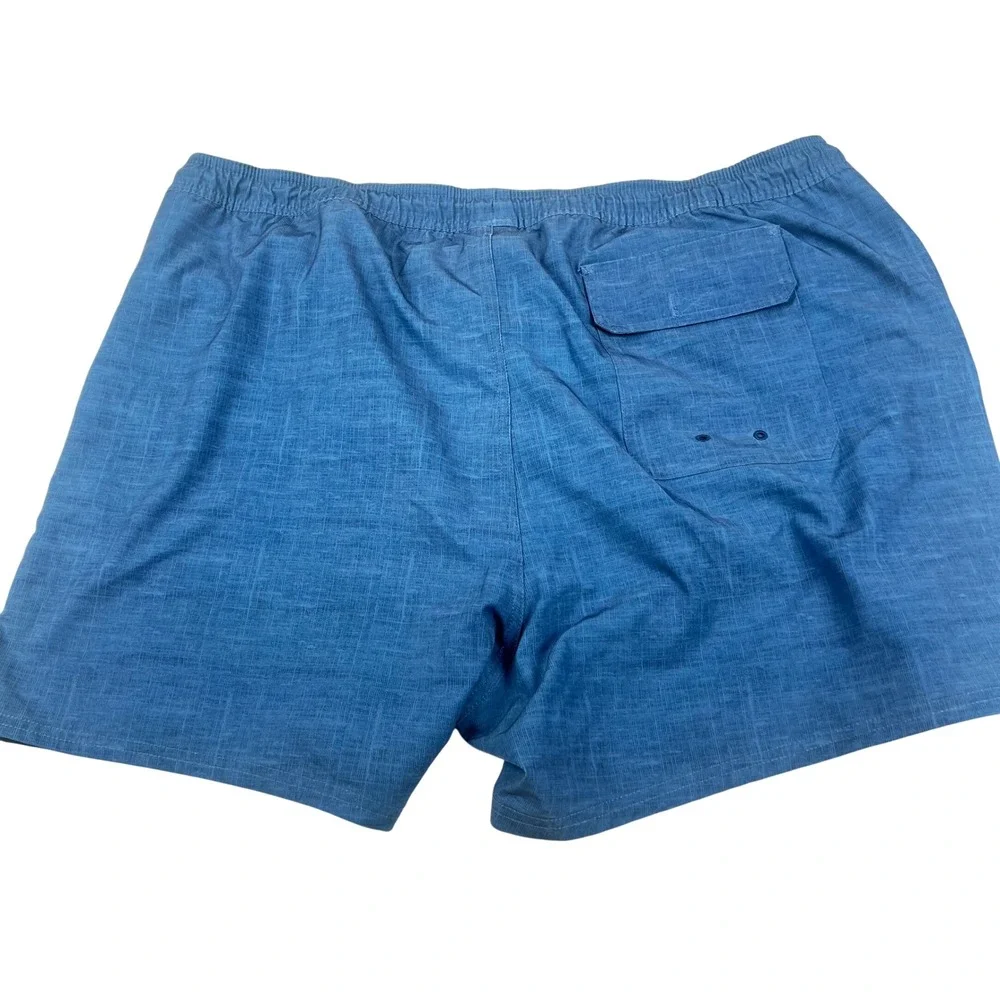 Vineyard Vines Mens XXL Blue Textured Swim Trunks Board Shorts 550